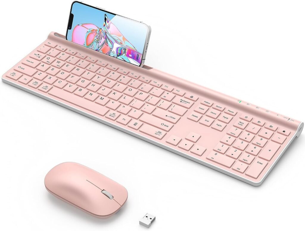 Bluetooth Wireless Keyboard and Mouse Combo
